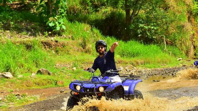 Jaco Beach & Los Suenos: Double ATV & Waterfalls Stop — Guided tour and outdoor activity
