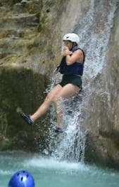 Shore Excursion Damajagua Waterfalls and Monkey Encounters — Guided tour and outdoor activity