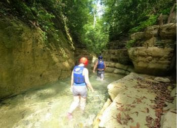 Puerto Plata: Damajagua Waterfalls Canyoning & Cocktail — Guided tour and outdoor activity