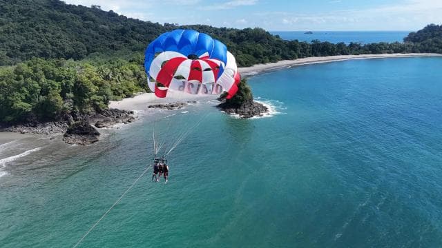 Manuel Antonio: Beach Parasailing with Aguas Azules — Guided tour and outdoor activity