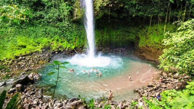 Jaco: Arenal Volcano, Fortuna Waterfall, & Hot Springs Tour — Guided tour and outdoor activity