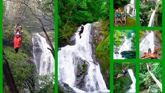 Удивительный зиплайн-тур к 11 водопадам / Хако / транспорт включен — Guided tour and outdoor activity