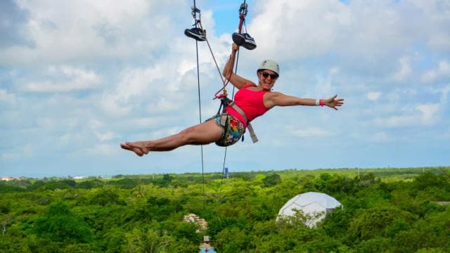 Punta Cana: Zipline Adventure with Hotel Pickup — Guided tour and outdoor activity