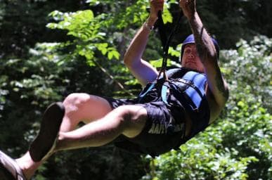 Puerto Plata/Amber Cove: Zipline and Waterfalls with Lunch — Guided tour and outdoor activity