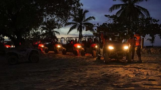 Punta Cana: Nightfall Buggies Tour & Carnival Show — Guided tour and outdoor activity