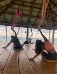 Las Galeras: Morning Yoga or Aerial Yoga at Villa Serena — Guided tour and outdoor activity