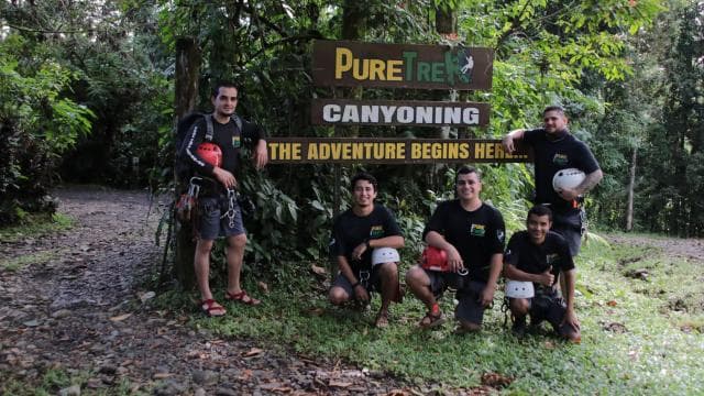 La Fortuna: Canyoning and White Water Rafting Experience — Guided tour and outdoor activity