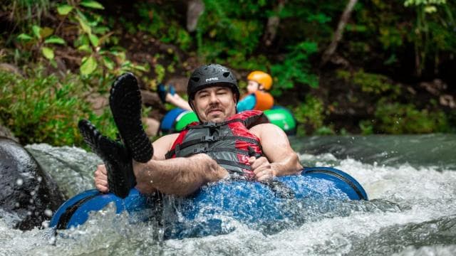 Rincón de la Vieja: La Leona Waterfall & Tubing Private Tour — Guided tour and outdoor activity