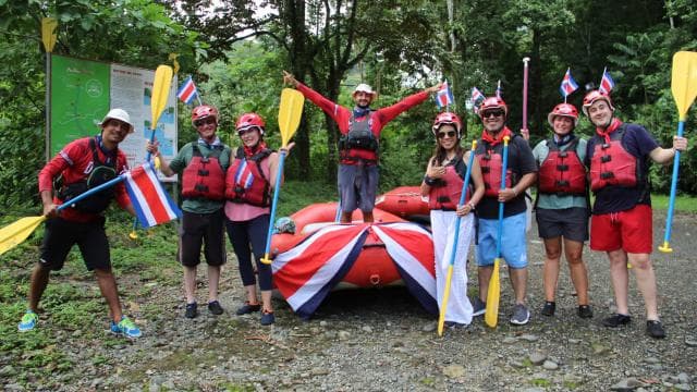 The Mambo Combo! Rappel + Raft in Costa Rica — Guided tour and outdoor activity