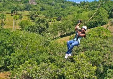 Din Puerto Plata: tur triplu de aventură — Guided tour and outdoor activity