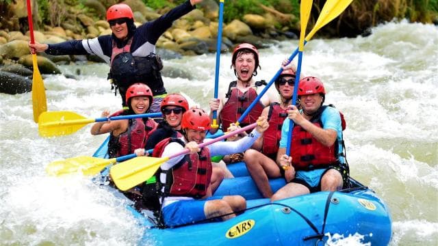 From Quepos: White Water Rafting Savegre River — Guided tour and outdoor activity