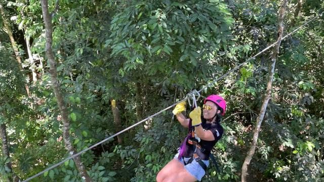 Manuel Antonio: Zipline Canopy Tour with Butterfly Garden — Guided tour and outdoor activity