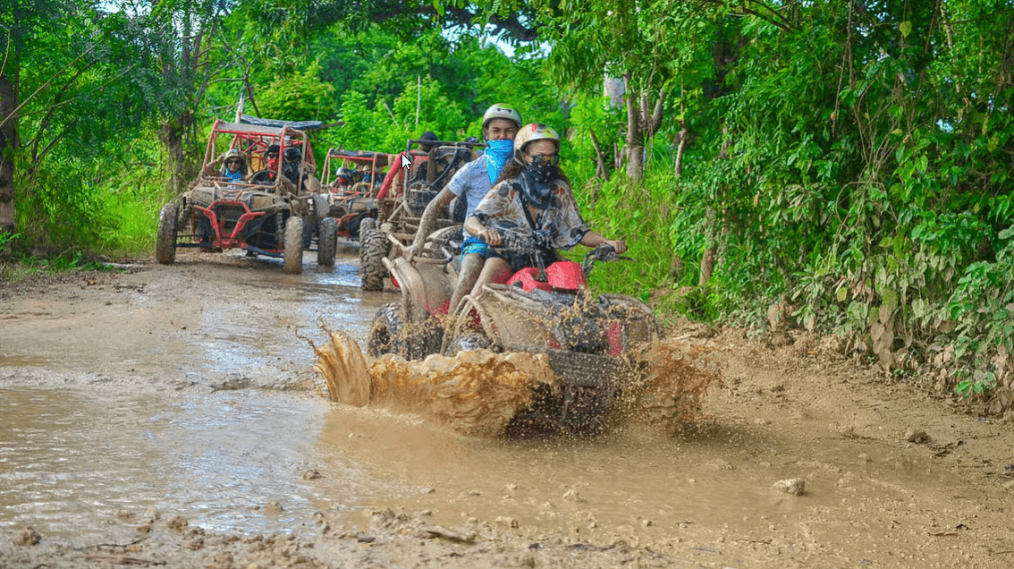 Punta Cana: Buggy ATV Tour: Cave, Macao Beach, Free Pick-Up — Guided tour and outdoor activity