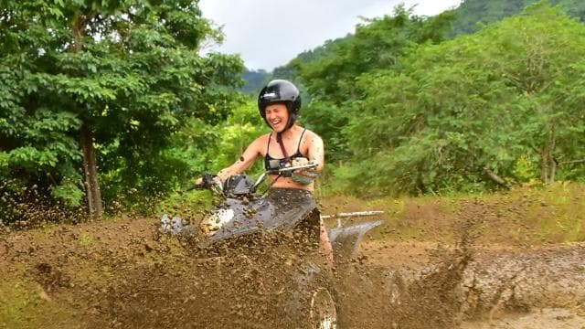 Jaco Beach: Zip Line and ATV Adventure Combo Tour — Guided tour and outdoor activity