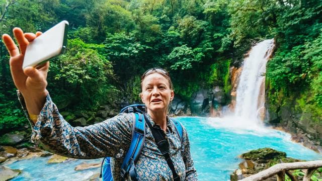 Rio Celeste Waterfall: Rain Forest Hike & Sloth Observation — Guided tour and outdoor activity