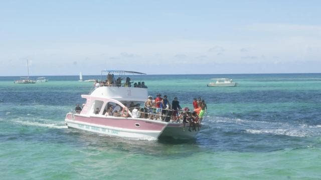 Punta Cana: Private Party Boat with Slide and BBQ — Guided tour and outdoor activity