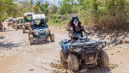 Punta Cana ATV Adventure: Beach & Cenote Tour with Pickup — Guided tour and outdoor activity