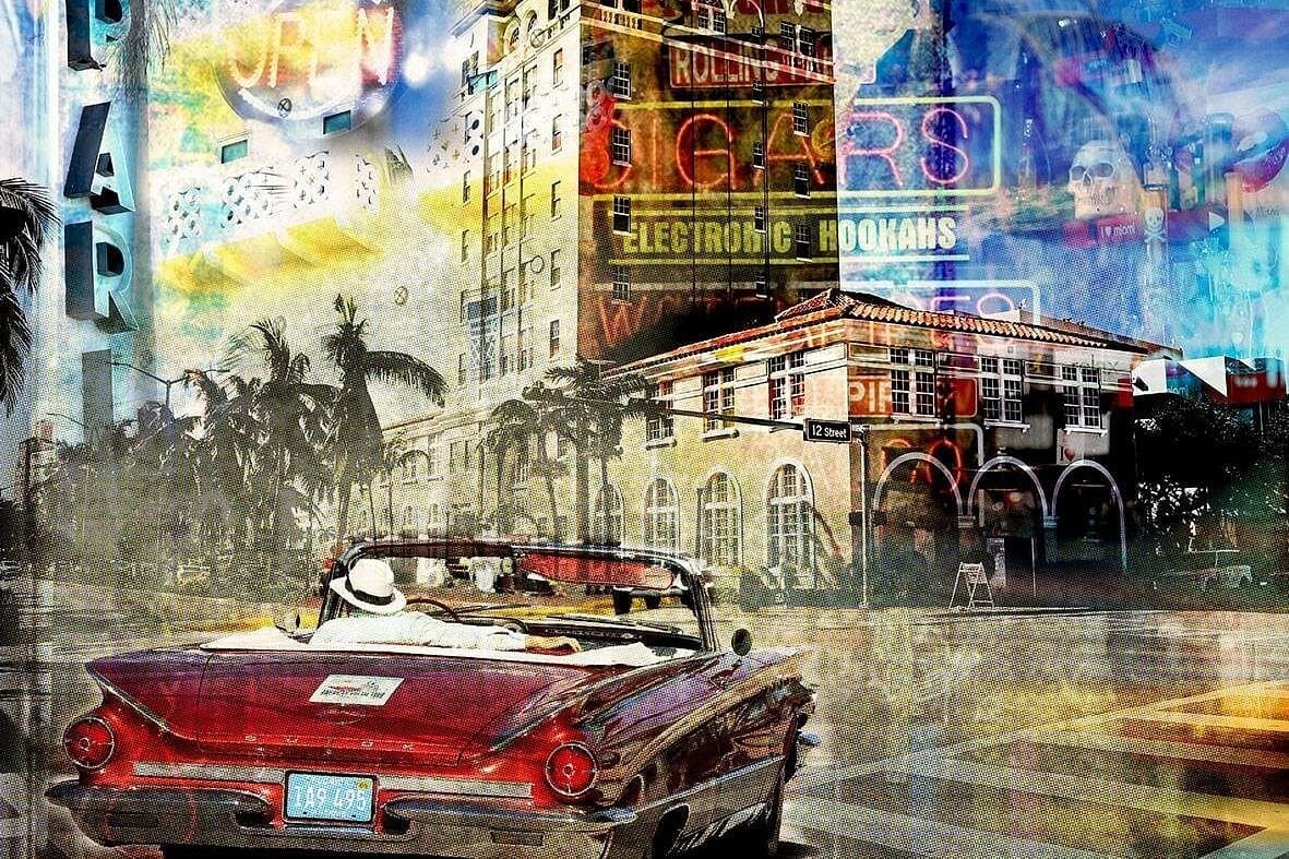Classic Car Tour of Miami Beach, Wynwood and Little Havana — Guided tour and outdoor activity