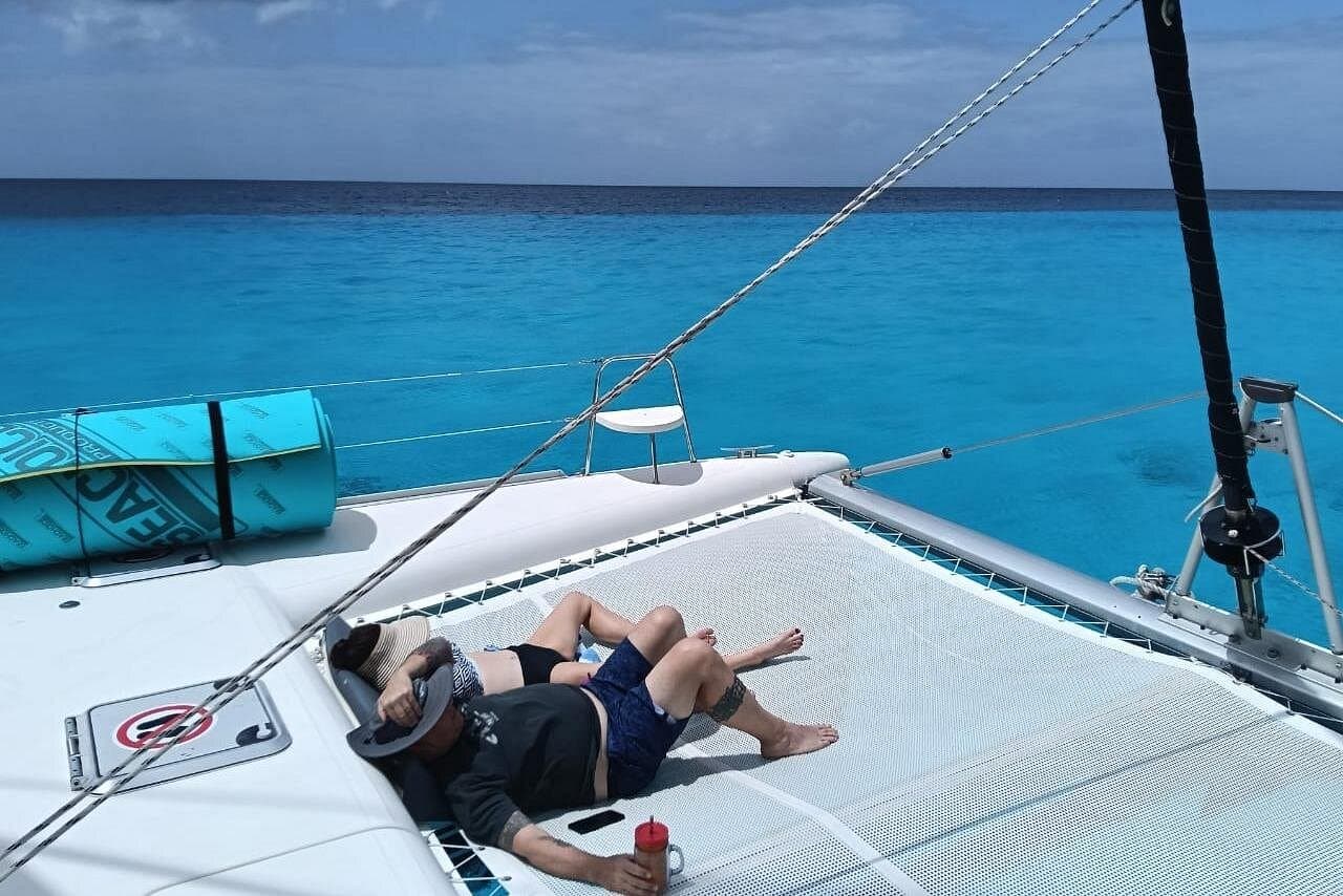 Private 6 Hrs 47 ft. Catamaran Snorkel & Cielo Charter (30p. max) — Guided tour and outdoor activity