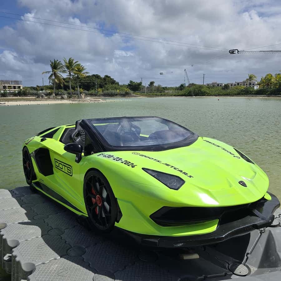 Punta Cana: Ride in Style on a Lamborghini Jet Car Boat — Guided tour and outdoor activity