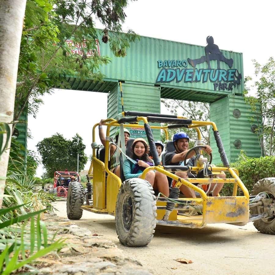 Punta Cana: Buggy Ride, Cenote, Waterfalls & Zipline Tour — Guided tour and outdoor activity