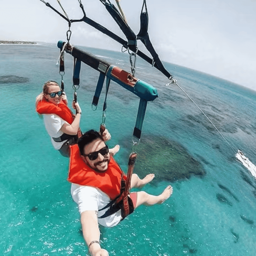 Punta Cana: Parasaling Adventure on the beach — Guided tour and outdoor activity