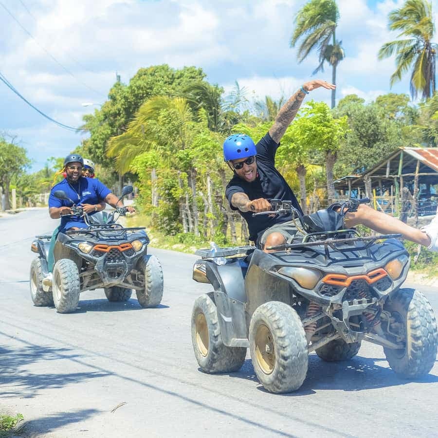 Punta Cana: ATV Adventure with blue cave and Macao Beach — Guided tour and outdoor activity