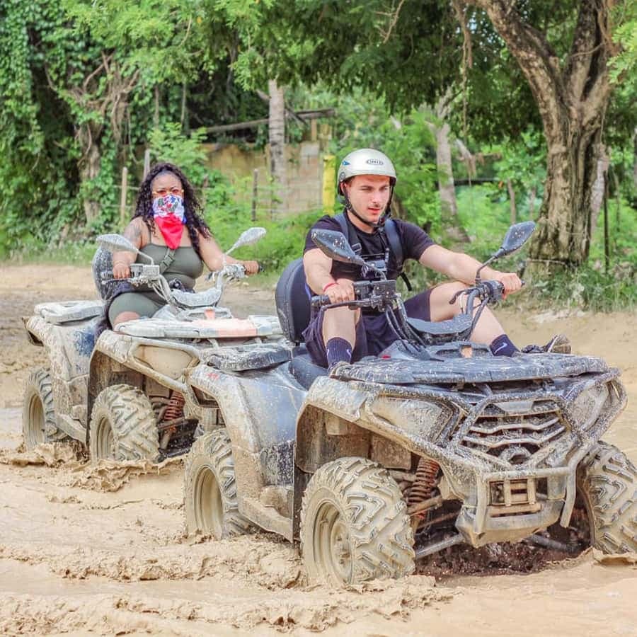 Punta Cana: ATV Adventure with blue cave and Macao Beach — Guided tour and outdoor activity
