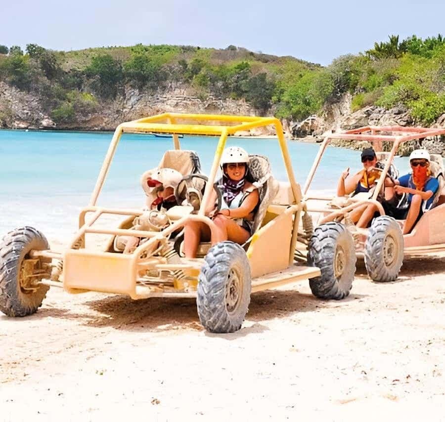 Punta Cana: Buggy Excursion with Macao Beach and Cave Swim — Guided tour and outdoor activity