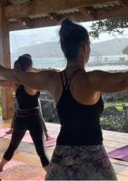 Las Galeras: Morning Yoga or Aerial Yoga at Villa Serena — Guided tour and outdoor activity