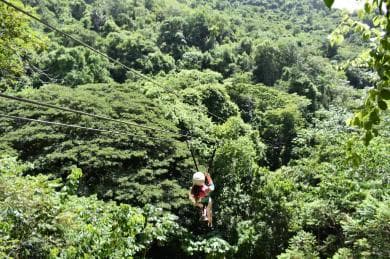 Puerto Plata/Amber Cove: Zipline and Waterfalls with Lunch — Guided tour and outdoor activity