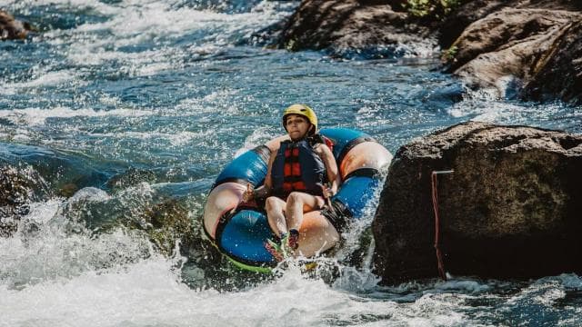 River Adventure Half Day: Tubing + Lunch + Hotsprings — Guided tour and outdoor activity