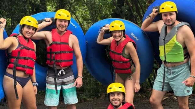 Tubing on Rio Celeste: Fun, Natural Pools & Fresh Fruit — Guided tour and outdoor activity