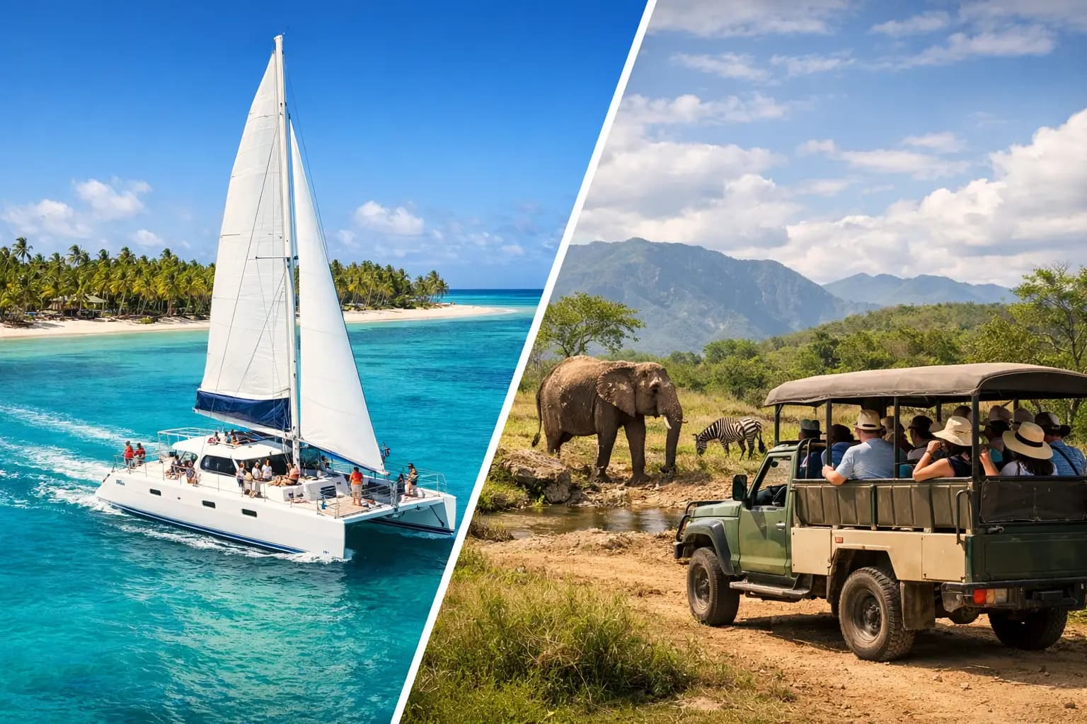 Catamaran or Safari Excursion Dominican Republic?