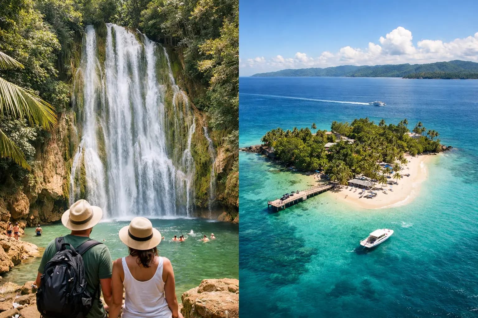 El Limón Waterfall + Cayo Levantado Tour - Parque Nacional Guide