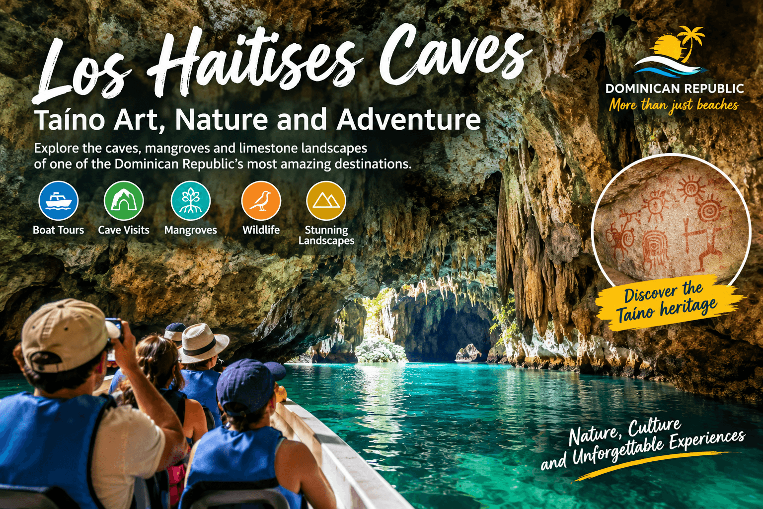 Höhlen von Los Haitises: Taíno-Kunst, Bootstouren und Reiseführer